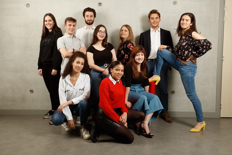 work-study programmes in a free business school