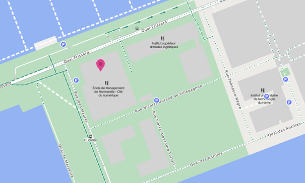 Plan campus du Havre Plan campus du Havre