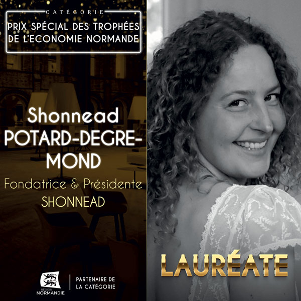 Shonnead Potard Dégremond lauréate au prix spécial de l'économie normande Shonnead Potard Dégremond lauréate au prix spécial de l'économie normande