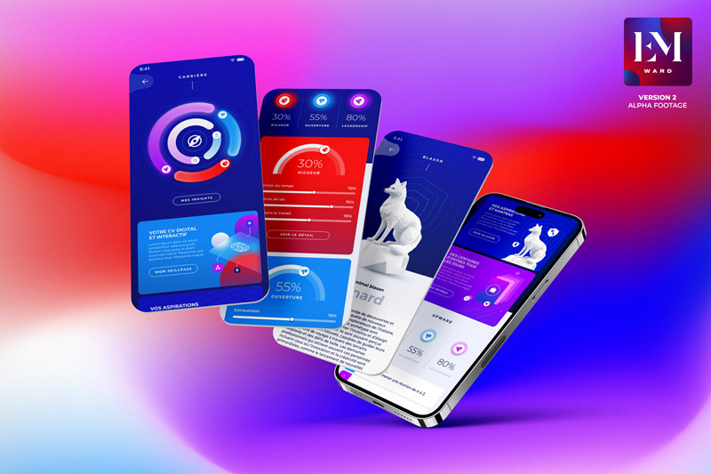 WARD.2, un outil très innovant de connaissance de soi par auto-évaluation La toute nouvelle version de l’application WARD (version desktop et mobile) imaginée par l’EM Normandie, permet aux étudiants d’avoir accès à un profil de compétences basé sur un référentiel unique. Développé grâce à un algorithme de datamining scientifiquement validé par des enseignants-chercheurs et des professionnels, il analyse des millions d'offres d'emploi par mois ainsi que les compétences attendues par les employeurs. L’interface « Connaissance de soi » affiche une cartographie des softs & social skills et des aspirations de l'étudiant, alimentée par de nombreuses données provenant de tests de personnalité et de données générales sur sa scolarité (notes, absences, etc.). Le chatbot Jules (en référence à Jules Siegfried, fondateur de l’école) intervient comme un coach personnalisé pour suggérer ou recommander des axes d'amélioration des softskills de l’étudiant. Cet outil digital performant de développement personnel intégré au WARD.2, un outil très innovant de connaissance de soi par auto-évaluation La toute nouvelle version de l’application WARD (version desktop et mobile) imaginée par l’EM Normandie, permet aux étudiants d’avoir accès à un profil de compétences basé sur un référentiel unique. Développé grâce à un algorithme de datamining scientifiquement validé par des enseignants-chercheurs et des professionnels, il analyse des millions d'offres d'emploi par mois ainsi que les compétences attendues par les employeurs. L’inter