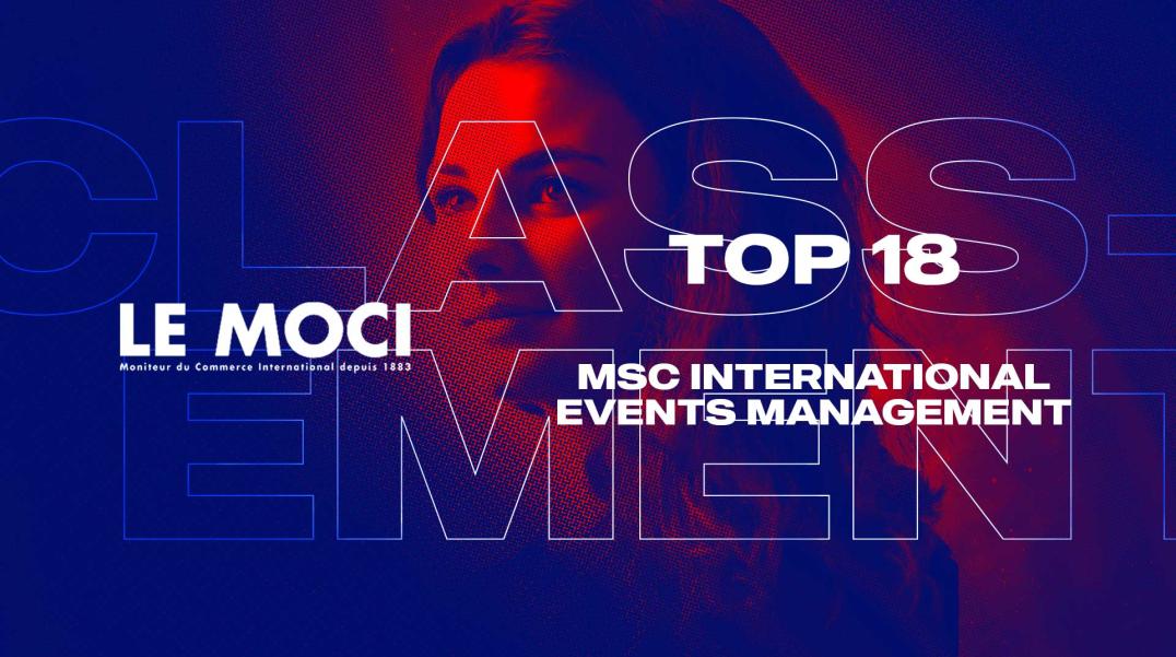 classement MOCI du MSc international events management classement MOCI du MSc international events management