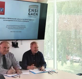 L’ENSICAEN et l’EM Normandie préparent les élèves-ingénieurs au management et à la création d’entreprise