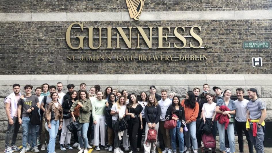 Welcome week - visit at Guinness brewery